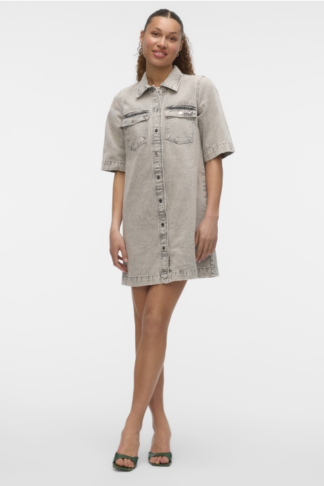 Vero Moda vmfenja 2/4 short denim dress ga no